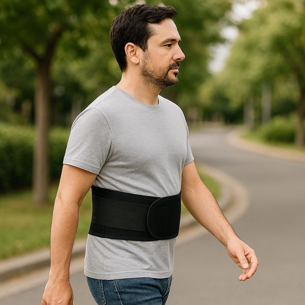 Lower Back Support Belt with Gentle Heat Comfort