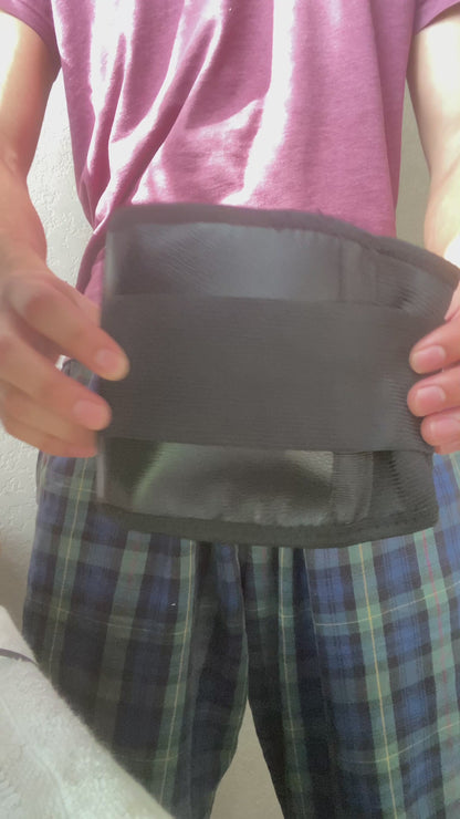 Lower Back Support Belt with Gentle Heat Comfort